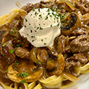 Beef Stroganoff